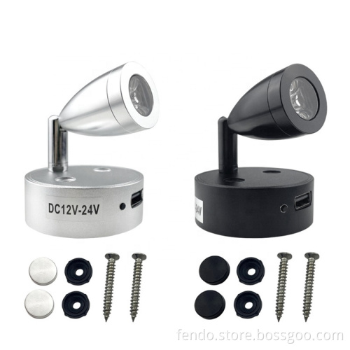 Universal RV Interior Magnetic LED Reading Light Ceiling Light with Touch Switch